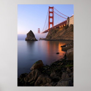 Poster États-Unis, Californie, San Francisco. Porte d'or