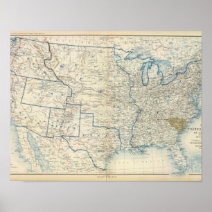 Poster États-Unis déc 1860