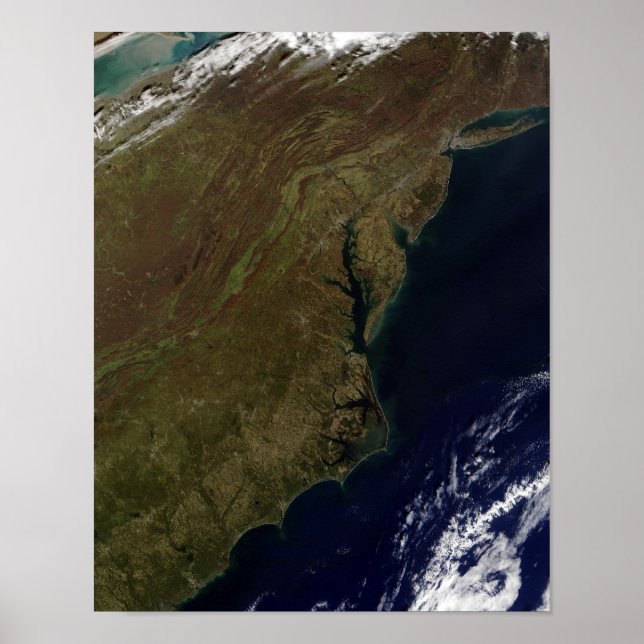 Poster États-Unis du centre de l'Atlantique (Devant)