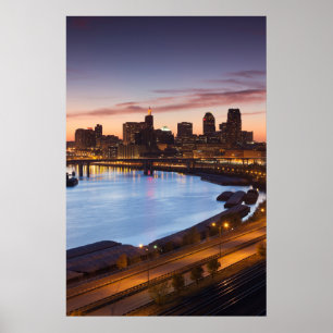 Poster États-Unis, Minnesota, Minneapolis, Saint-Paul 2