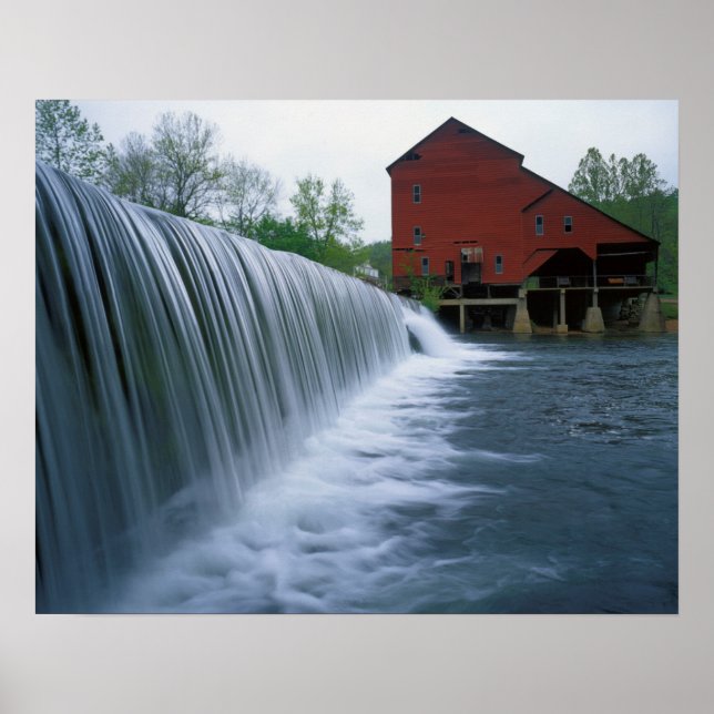 Poster États-Unis, Missouri, comté d'Ozark, Rockbridge Mi (Devant)