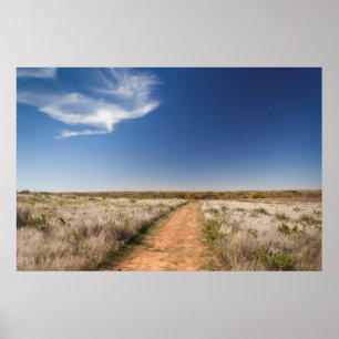 Poster États-Unis, Oklahoma, Black Kettle National Grassl