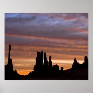 Poster États-Unis, Utah, Parc national de Monument Valley