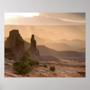 Poster États-Unis ; Utah ; Parc national des Canyonlands.