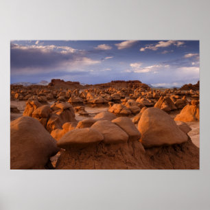 Poster États-Unis; Utah. Vue du parc d'État de Goblin Val