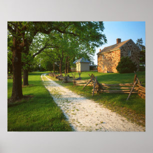 Poster États-Unis, Virginie, comté de Fairfax, plantation