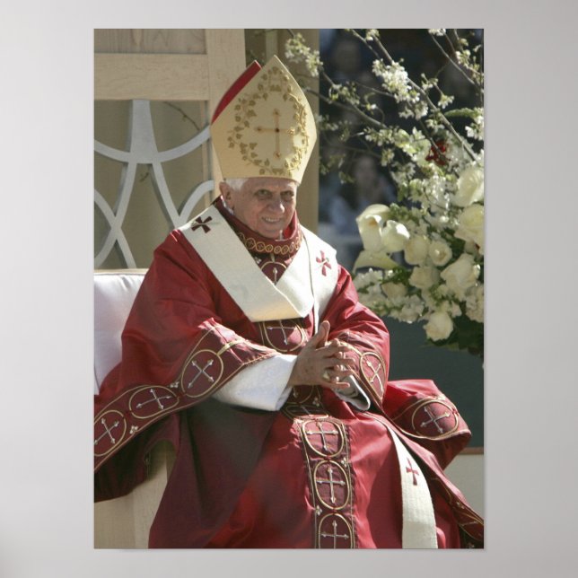 Poster États-Unis, Washington, D.C. Le pape Benedict (Devant)