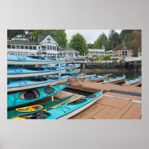Poster États-Unis, Washington, îles San Juan