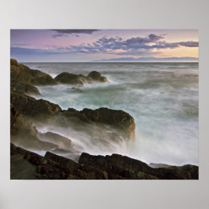 Poster États-Unis, Washington, îles San Juan. Écrasement 