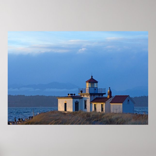 Poster États-Unis, Washington, Seattle, Puget (Devant)