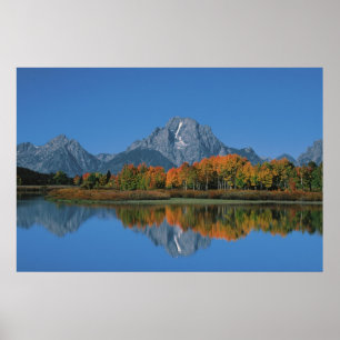 Poster États-Unis, Wyoming, Parc national de Grand Teton