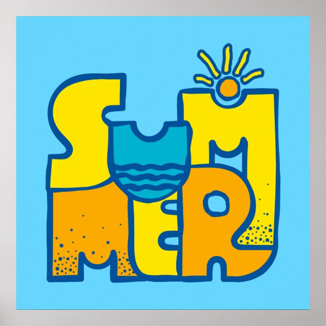 Poster Été (Devant)