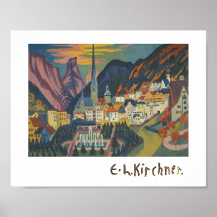 Poster Été à Davos par E.L. Kirchener (1925)