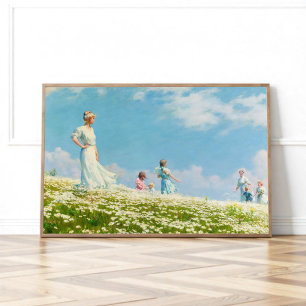 Poster Été, Charles Courtney Curran (1906)