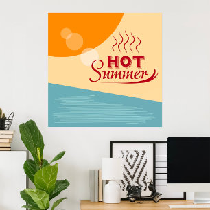 Poster Été chaud
