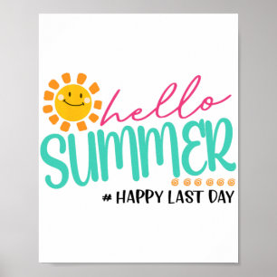 Poster Été Joyeux Dernier jour