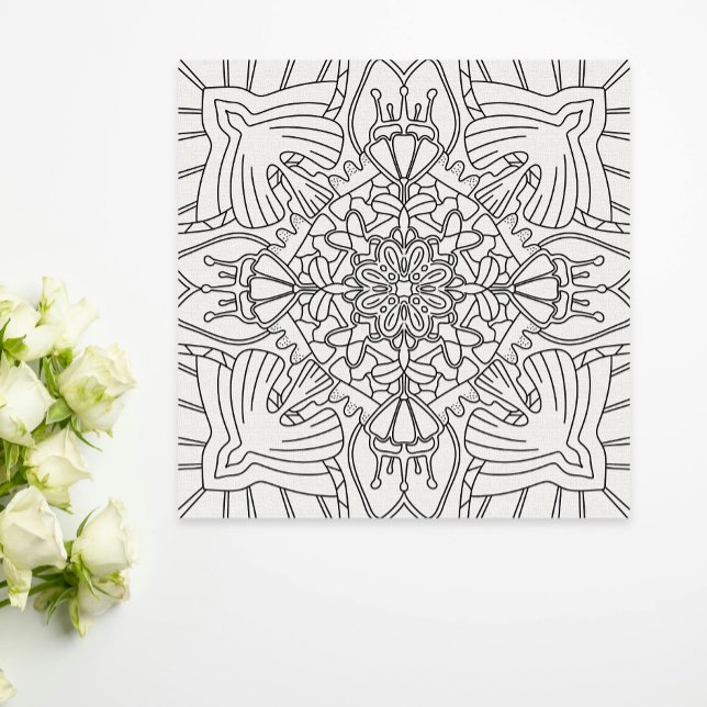 Poster Été Minutieux : Coloration Botanique Pacifique (Créateur téléchargé)