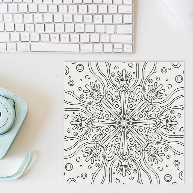 Poster Été Minutieux : Couleur Mignonne Votre Propre Colo (Créateur téléchargé)