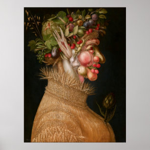 Poster Été par Giuseppe Arcimboldo (1563)