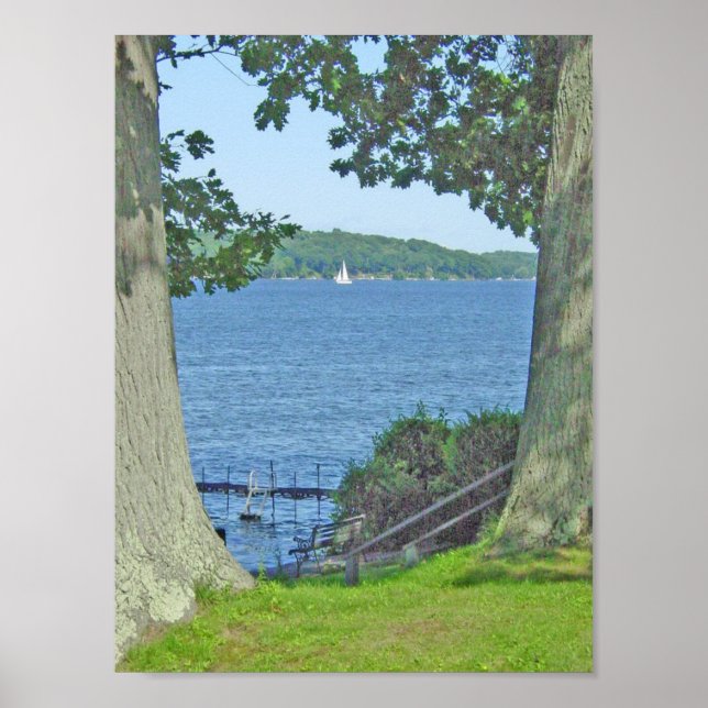 Poster Été sur la baie de Sodus (Devant)