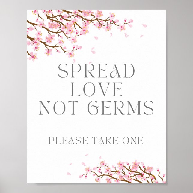 Poster Étendre L'Amour Pas Les Germes, S'Il Vous Plaît Pr (Devant)