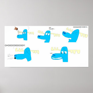Poster éternué de farine de bois