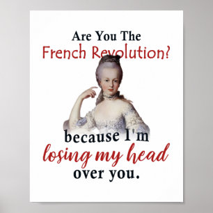 Poster Êtes-vous la Révolution française - Marie Antionet