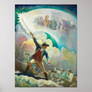 Poster Ethan Allen, Forerunner of Independence, 1934
