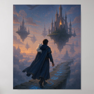 Poster Ethereal Sky City