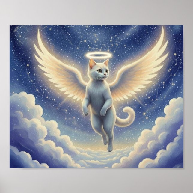 Poster EtherealWhiteCat2 (Devant)