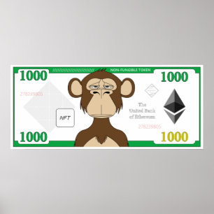 Poster Ethereum crypto NFT (Bitcoin)