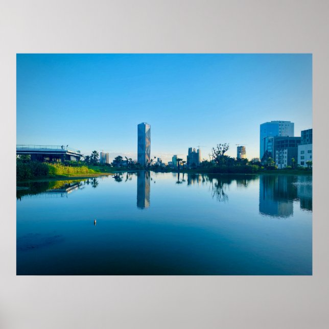 Poster Ethiopie Addis Abeba Skyline Friendship Park (Devant)