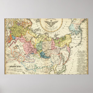 Poster Ethnographie de l'Empire russe