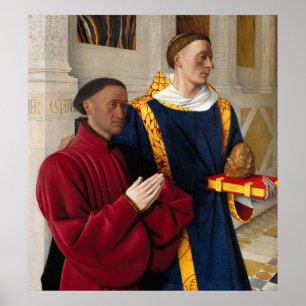Poster "Etienne Chevalier avec St. Stephen"