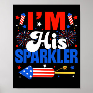 Poster Étincelle masculine usa couples assortis couple 4 