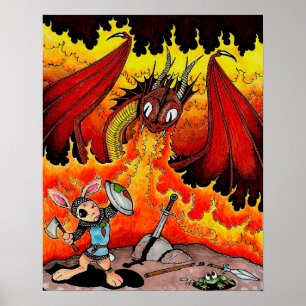 Poster Étiqueteur de lapin