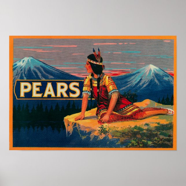 Poster Étiquette de fréquence Stock (Devant)