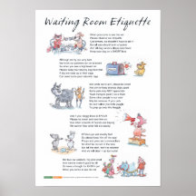 Etiquette de salle d'attente - A3