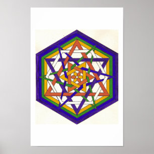 Poster Étoile 6 A