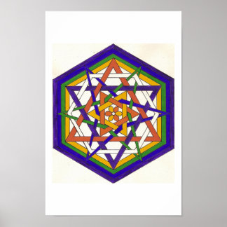 Poster Étoile 6 A