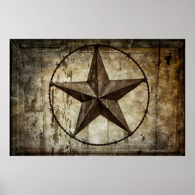 POSTER ÉTOILE BARBED STAR DU TEXAS (Devant)