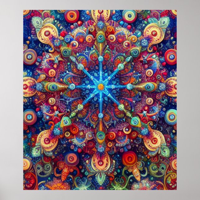 POSTER ÉTOILE DE NOËL (Devant)