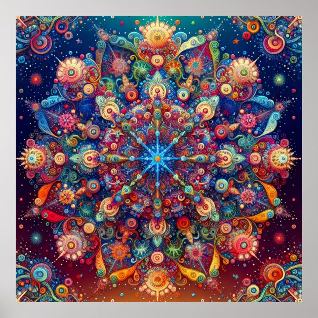 POSTER ÉTOILE DE NOËL (Devant)