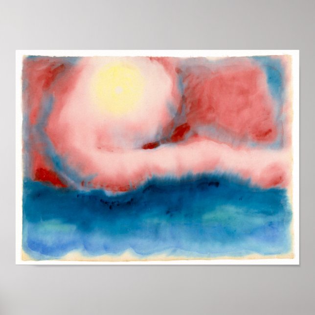 Poster Etoile du soir | Georgia O'Keeffe | (Devant)