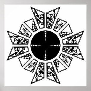 Poster étoile noire