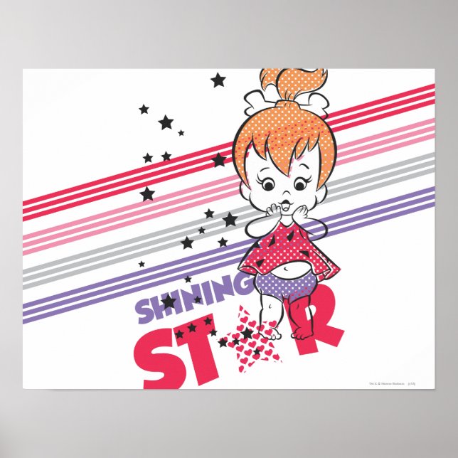 Poster Étoiles brillantes PEBBLES™ (Devant)