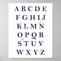 Étoiles d'alphabet
