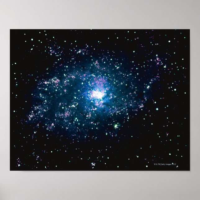 Poster Étoiles dans l'espace (Devant)