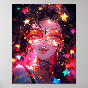 Poster Étoiles de fille Anime
