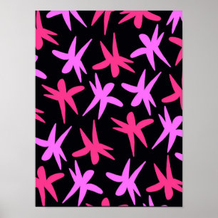 Poster Étoiles de fleur
